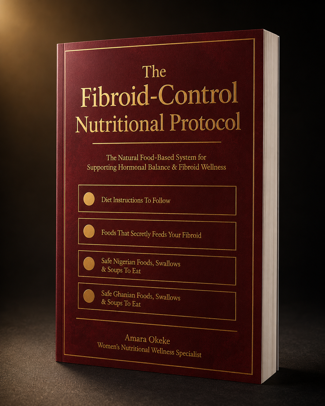 Bonus 2: The 7-Day Anti-Fibroid Meal Plan